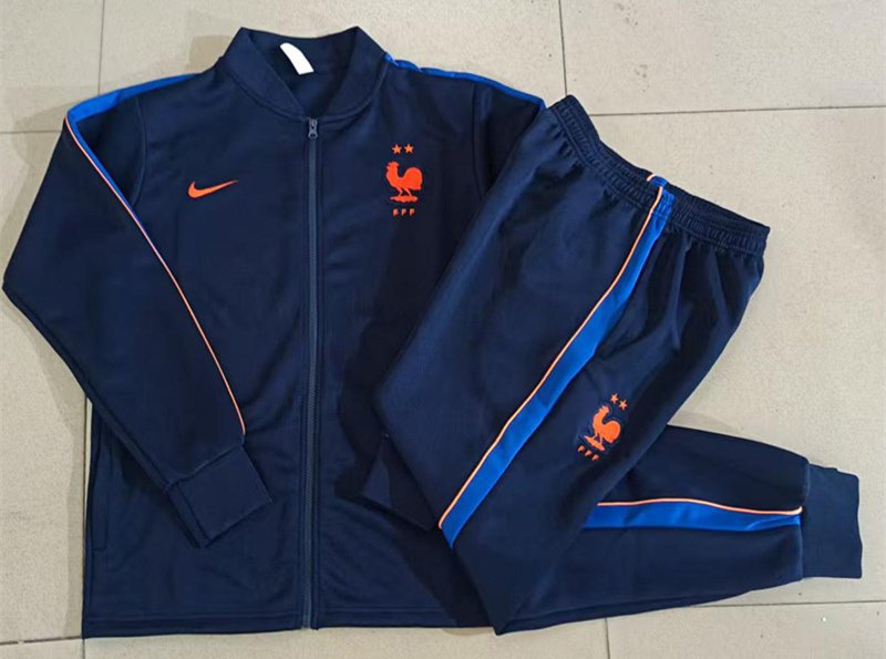 2aa522cc 26-27 France Royal Blue Thailand Soccer Jacket Uniform - Image 1