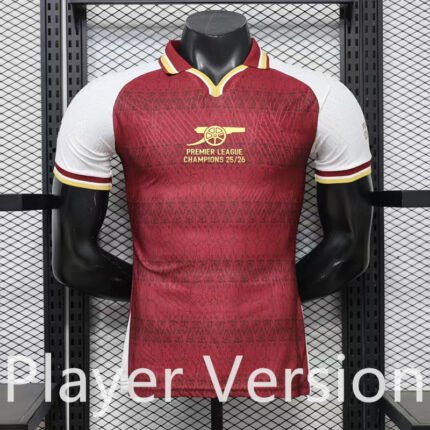 Player version 2026-2027 Arsenal Red Soccer Jersey AAA