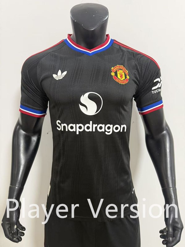 2b6af748 Player version 26-27 Manchester United Black Soccer Jersey AAA - Image 1