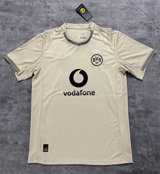 2c71e7e6 2026-2027 Borussia Dortmund Goalkeeper Khaki Soccer Jersey AAA - Image 1