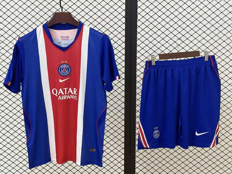 2c9f2835 26-27 Paris SG Home Blue Thailand Soccer Uniform - Image 1
