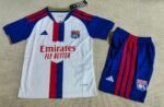 2026-2027 Olympique lyonnais Home White kids/youth  Soccer uniform
