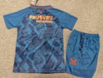 26-27 Feyenoord 2nd Away Blue Kids/Youth Soccer Uniform - Image 2