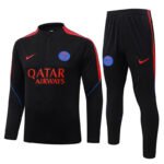 2026-27 Paris Black Soccer Tracksuit Uniform