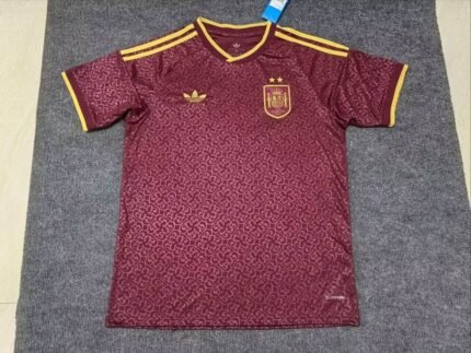 （2 star） 2026-2027 Spain Third  Away Red Soccer Jersey AAA
