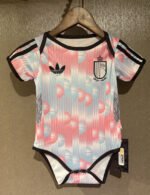 2026-2027 Belgium Away Blue Pink Baby Soccer Uniform