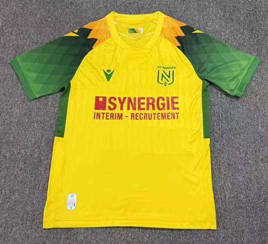 3a35fb9c 26-27 Nantes Home Yellow Soccer Jersey AAA - Image 1