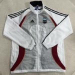 26-27 Argentina Grey White Windbreaker  Soccer Jacket