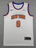 2026  NBA New York Knicks White  #8  Jersey