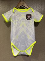 2026-2027 Portugal Goalkeeper Light Grey Baby Soccer Uniform