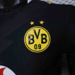 2026-27 Player Version Dortmund  Away Black Soccer Jersey AAA - Image 3