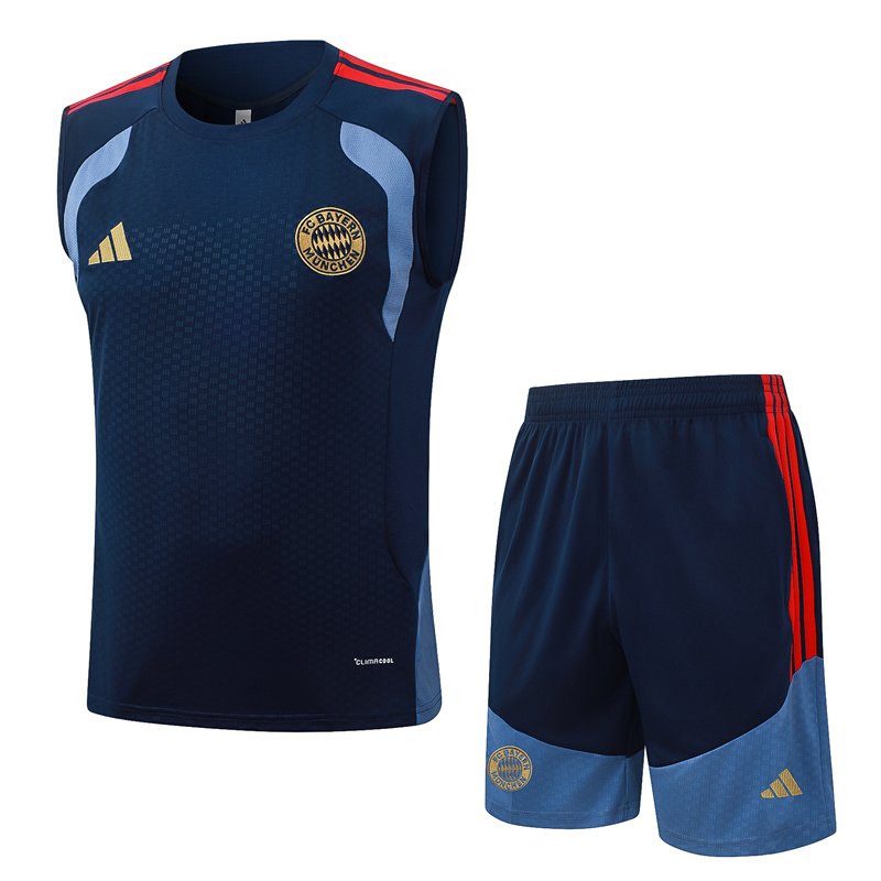 3e3ef565 2026-27 Bayern Munich Royal Blue Vest Soccer Uniform - Image 1
