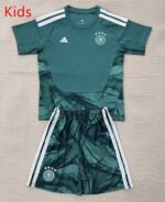 2026-2027 Germany Goalkeeper Green Kids/Youth Soccer Uniform