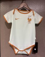 2026-2027 France Away Light Green Baby Soccer Uniform