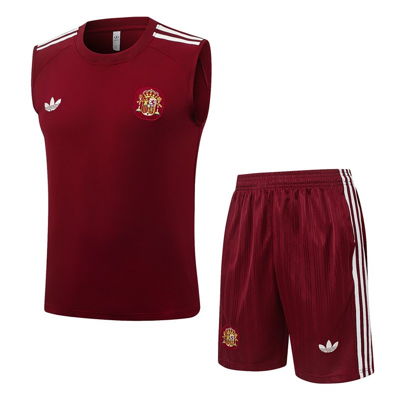 41740d3b 2026-27 Spain Red Vest Soccer Uniform - Image 1