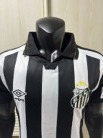 Player version 2026-27 Santos Away Black White Soccer Jersey AAA - Image 2