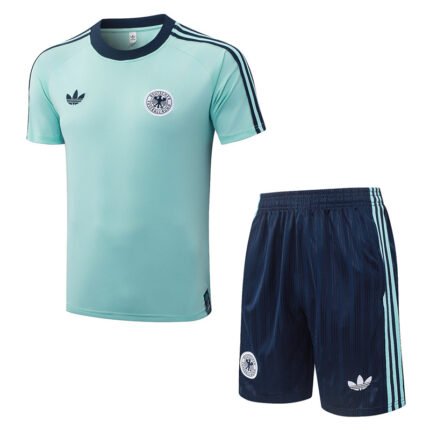 2026-27 Germany Light Green Tracksuit Short Soccer Uniform