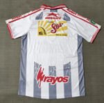Retro Version 99-00 Necaxa Away White Grey Soccer Jersey - Image 2