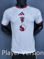 Player version 26-27 Manchester United Second Away White Soccer Jersey AAA