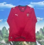 2026-27 Portugal Home Red Long sleeves Soccer Jersey AAA