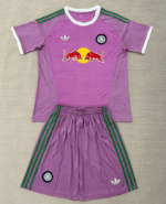 26-27 Leeds United Goalkeeper Purple Soccer Uniform