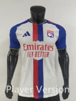 Player version 2026-27 Olympique lyonnais Home White Soccer Jersey AAA