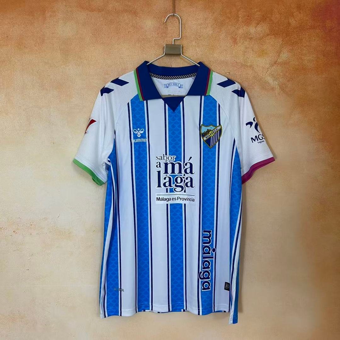 4e949dc1 2026-27 Málaga Home Blue White Soccer Jersey AAA - Image 1