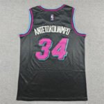 2026 city Version  NBA Miami Heat Black #34  Jersey - Image 4