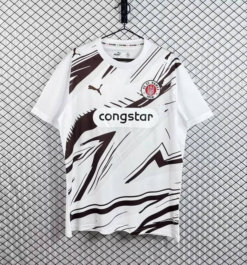 56c8ae3d 2026-2027 St.Pauli Away White Soccer Jersey AAA - Image 1