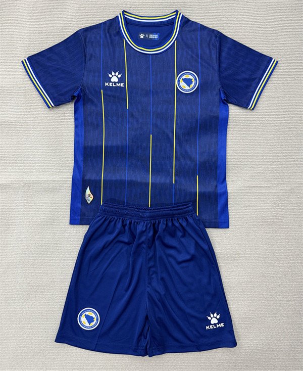 56eb66d5 2026-2027 Bosnia Herzegovina Home Blue Soccer Uniform - Image 1
