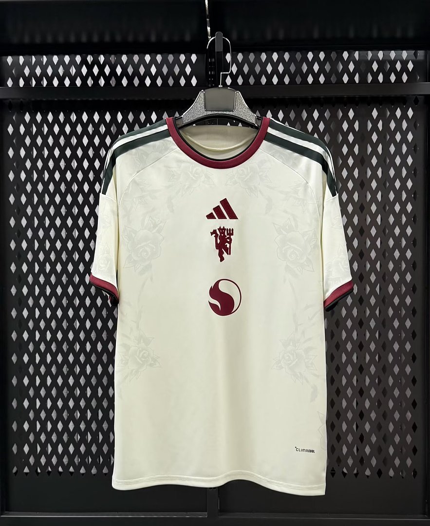 59b5cfb4 2026-2027 Manchester United Third Away Apricot Soccer Jersey AAA - Image 1