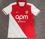 2026-27  AS Monaco  Home Red White Soccer Jersey AAA
