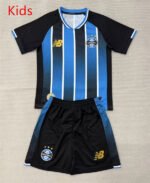2026-2027 Gremio Home Blue Black kids/youth  Soccer uniform
