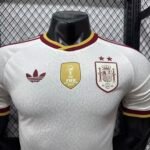 （2 star）FIFA 2026 Player version 2026-2027 Spain Away White Soccer Jersey AAA - Image 4
