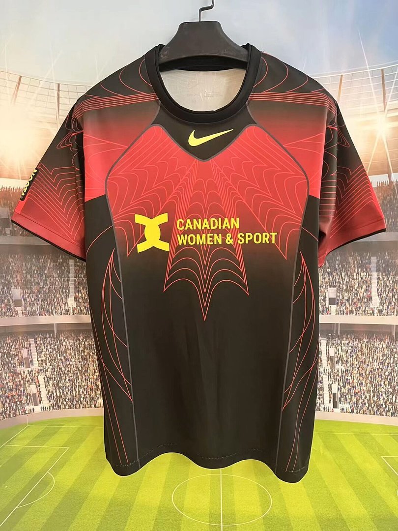 5e394d82 2026-2027 Canada Red Black Soccer Jersey AAA - Image 1