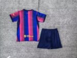 2026-27 Barcelona Home Red Blue kids/youth Soccer uniform - Image 2