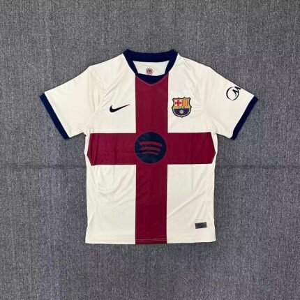 26-27 Barcelona  Away Apricot Thailand Soccer Jersey AAA