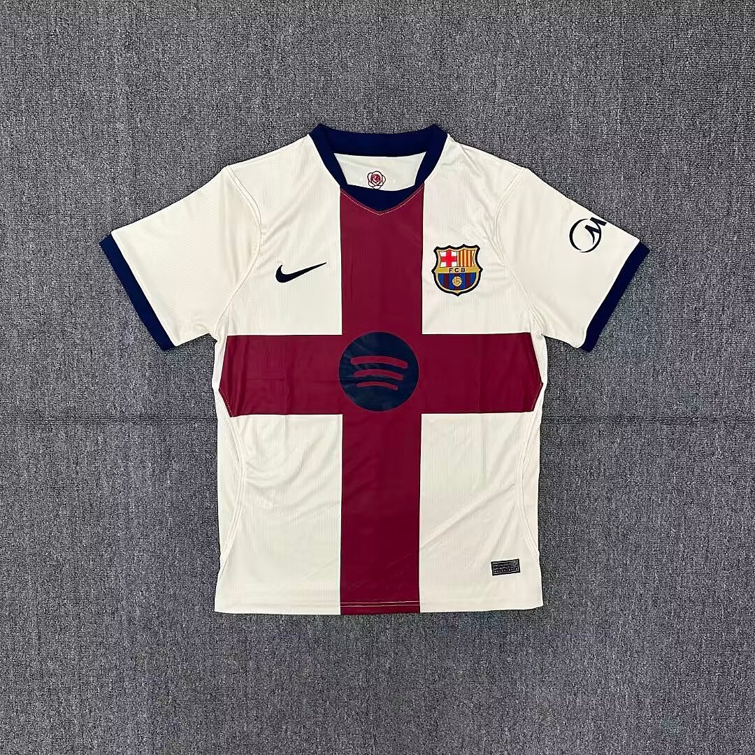 5f3fa60f 26-27 Barcelona Away Apricot Thailand Soccer Jersey AAA - Image 1