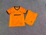 26-27 Wolverhampton Home Orange Kids/Youth Soccer Uniform