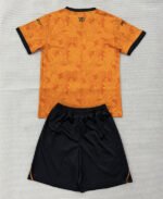 26-27 Wolverhampton Home Orange Kids/Youth Soccer Uniform - Image 2