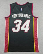 2026  NBA Miami Heat Black #34  Jersey - Image 4