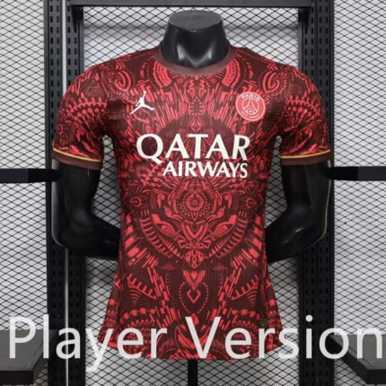 Player version 2026-27  Paris Saint-Germain Dark Red Soccer Jersey AAA