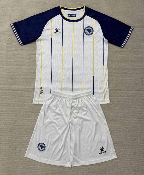 69a888a5 2026-2027 Bosnia Herzegovina Away White Soccer Uniform - Image 1