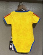 2026-2027 Colombia Home Yellow Baby Soccer Uniform - Image 2