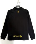 Retro Version 11-12 Barcelona Away Black Long sleeves Soccer Jersey AAA - Image 5