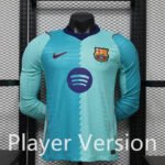 Player Version 26-27 Barcelona 2nd Away Green Thailand LS Soccer Jersey AAA
