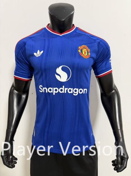 Player version 26-27 Manchester United Blue Soccer Jersey AAA