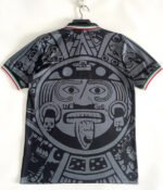 Retro Version 1998 Mexico Black Soccer Jersey AAA - Image 2