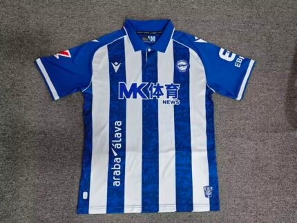 2026-27 Deportivo Alavés Home Blue White  Soccer Jersey AAA