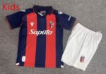 2026-2027 Bologna  Home Blue Red kids/youth  Soccer uniform